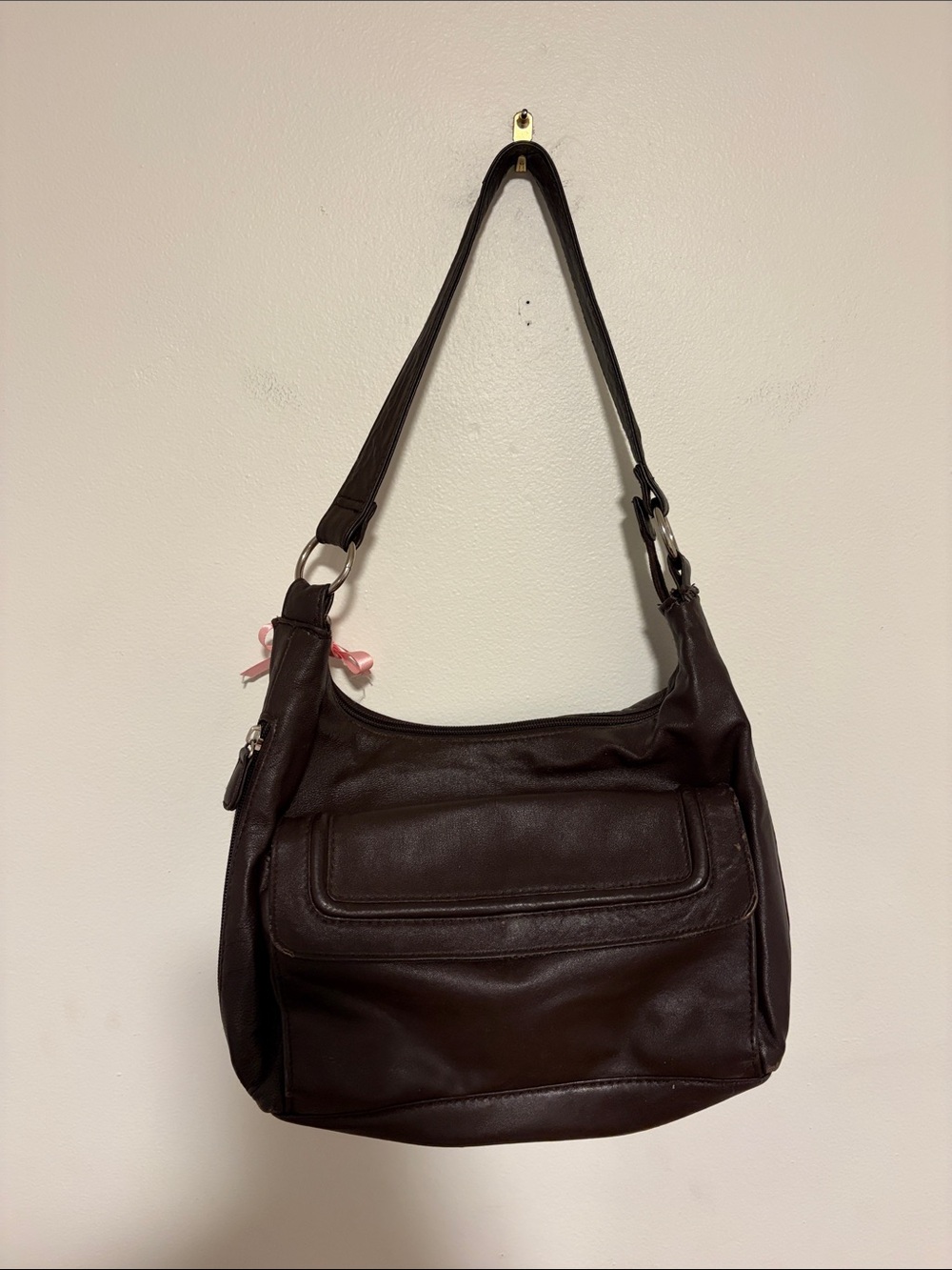 Wilson’s Brown Leather Purse (so many zippers and pockets!)